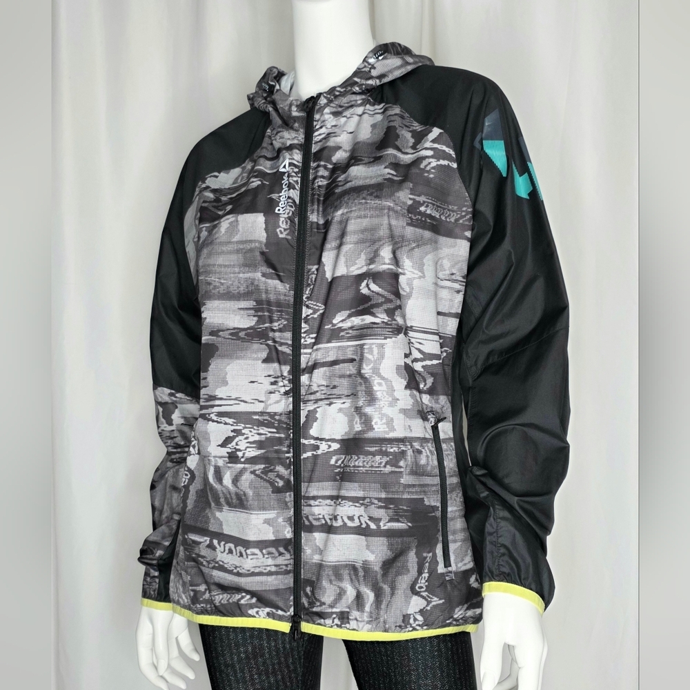Reebok Black and Gray Jacket